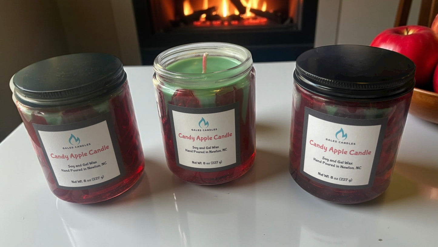 Candy Apple Candle