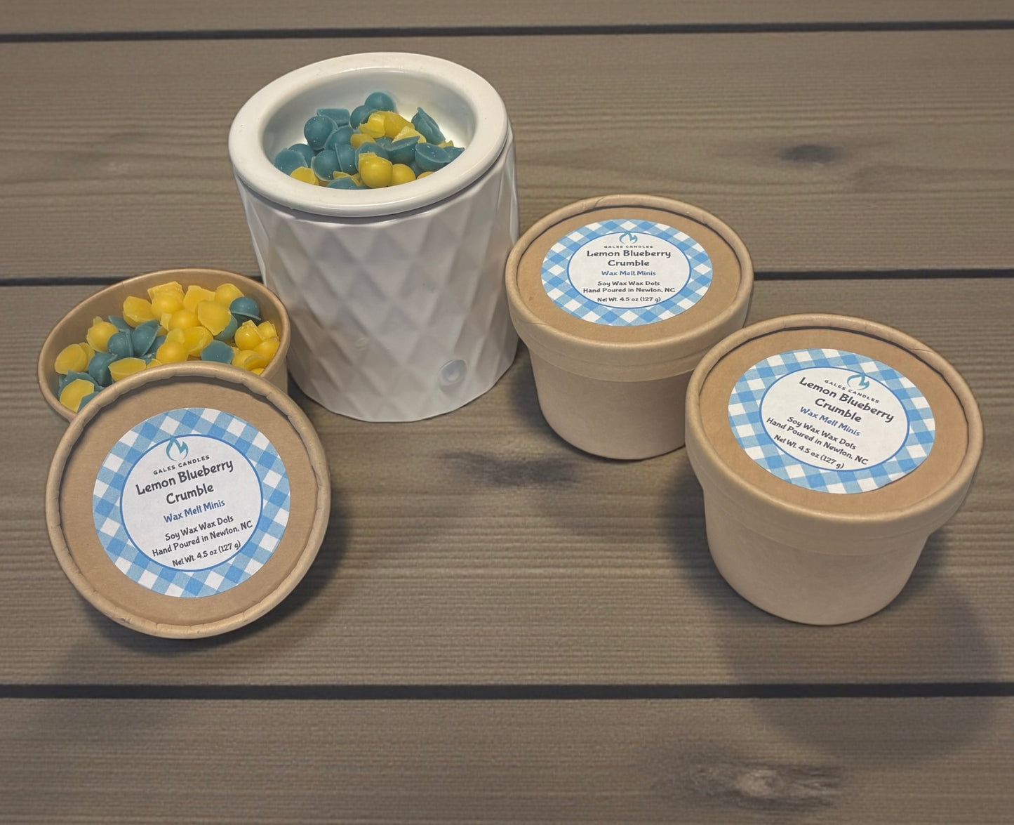 Lemon & Blueberry Crumble- Wax Melt Minis