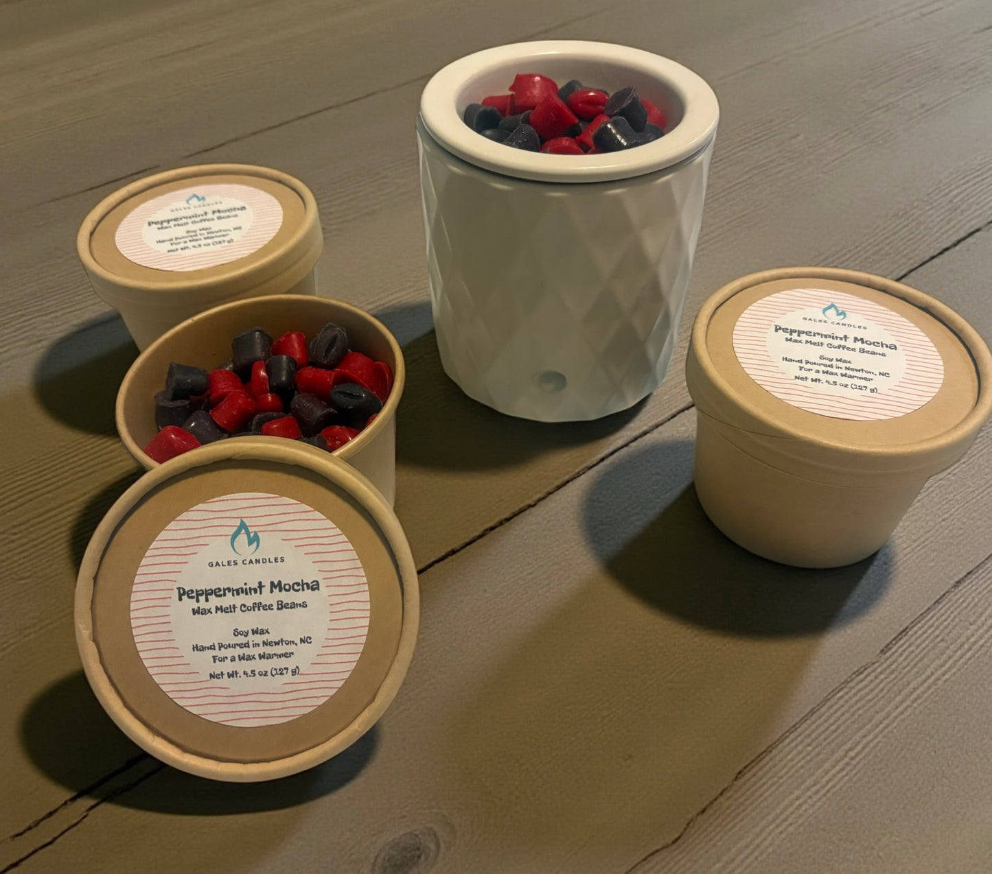 Peppermint Mocha- Coffee Bean Wax Melts