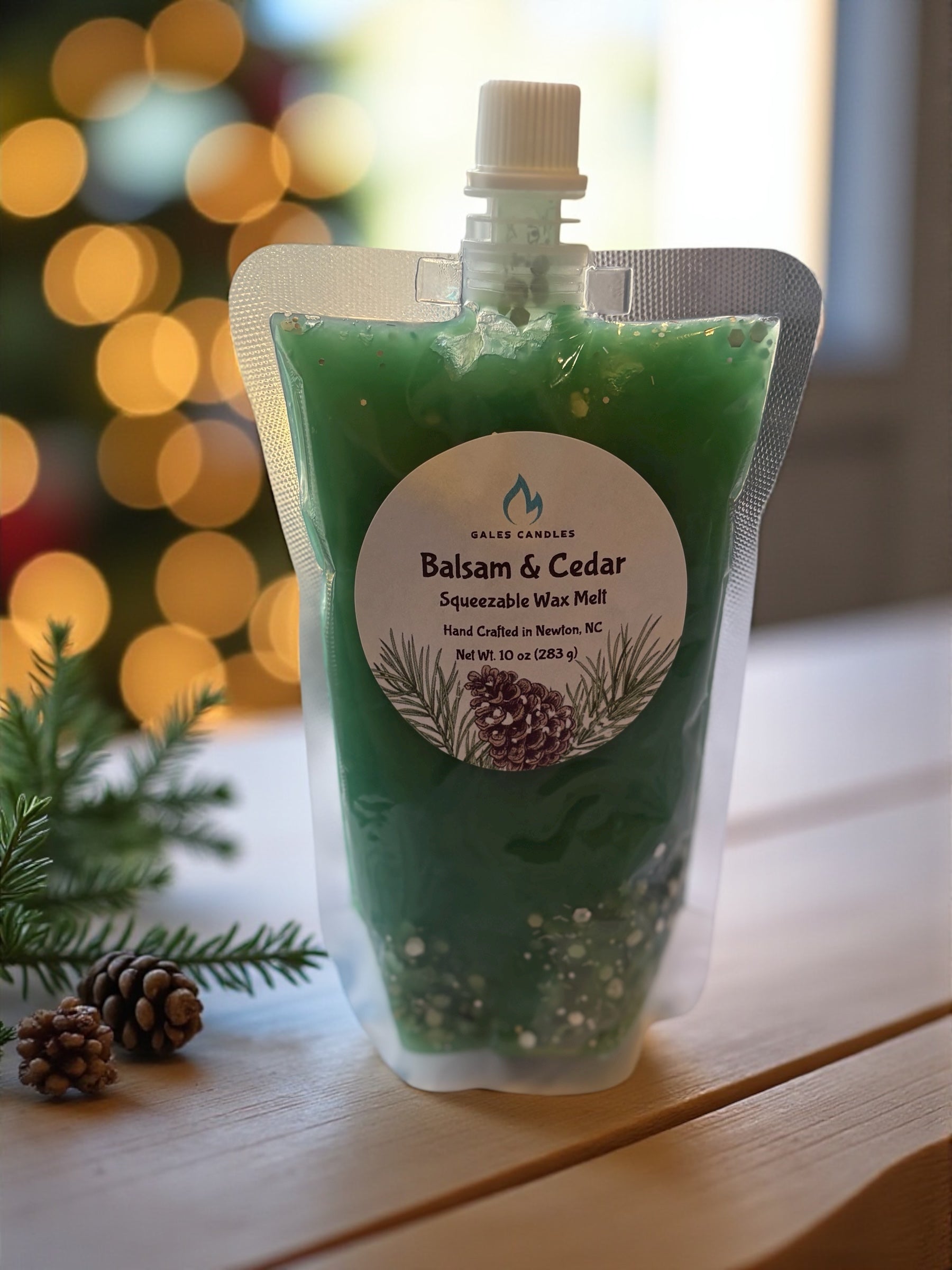 Balsam & Cedar Squeezable Wax Melt – Gales Candles