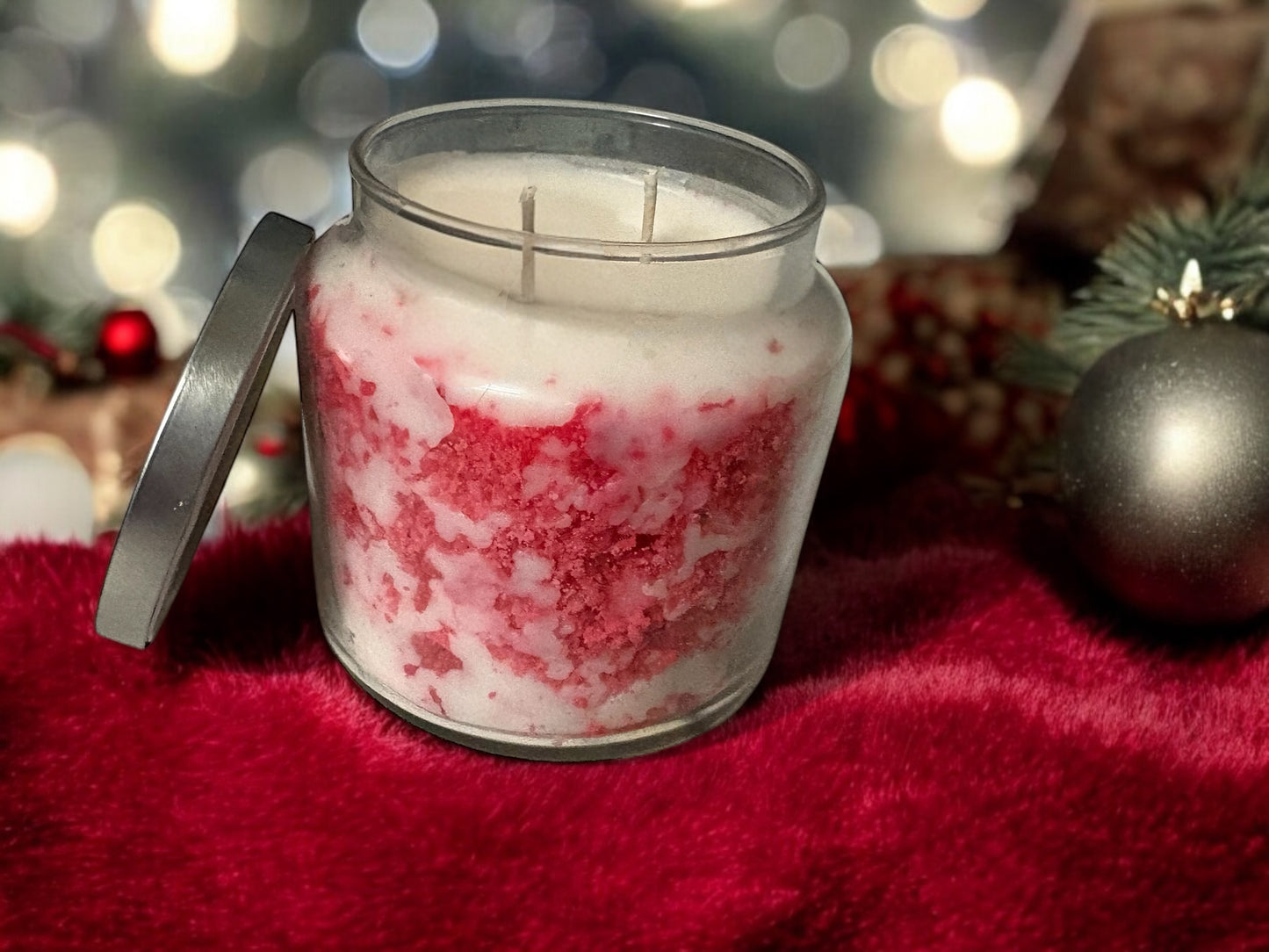 Peppermint Candy Cane Candle