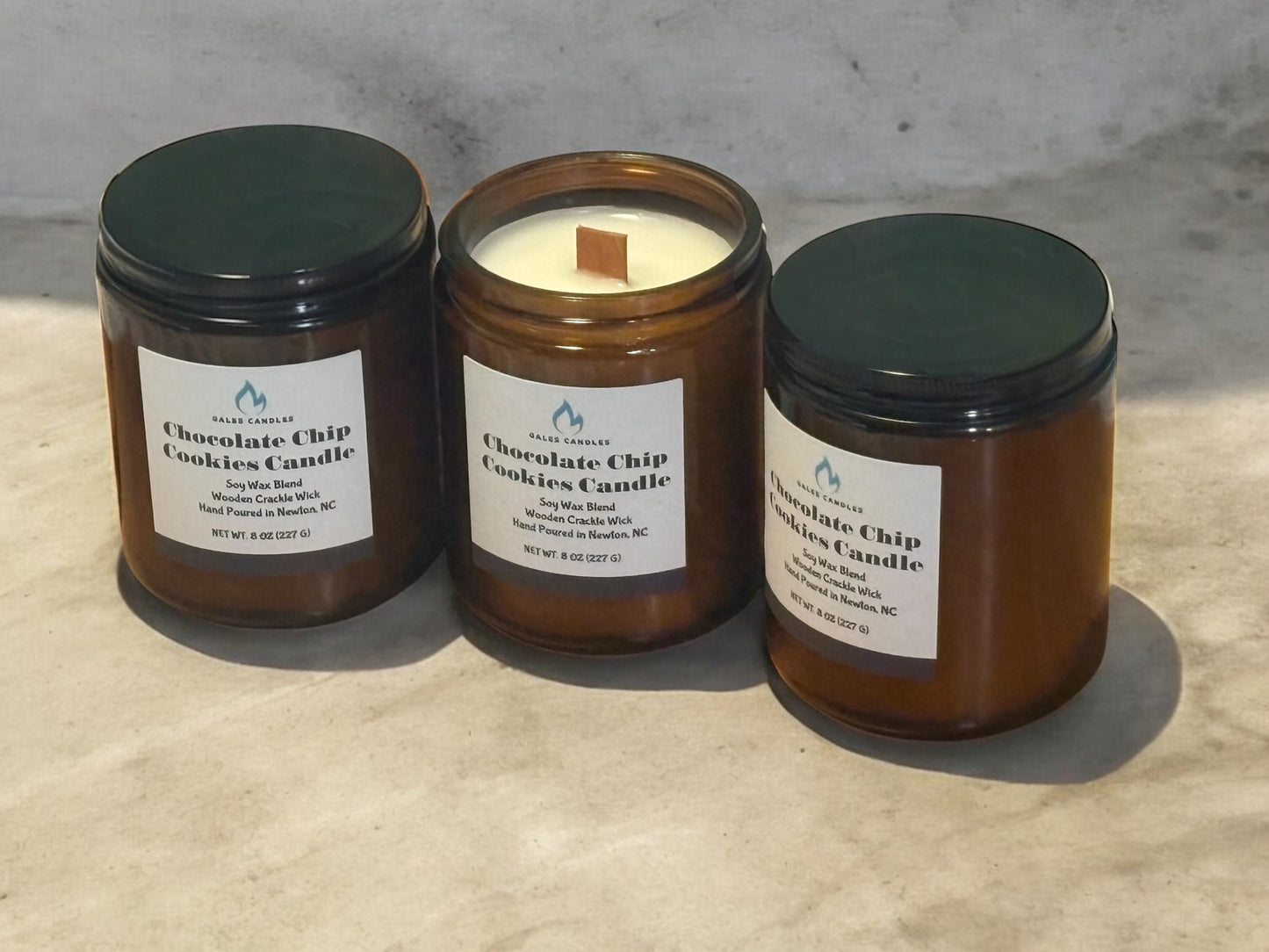 Chocolate Chip Cookie Candle