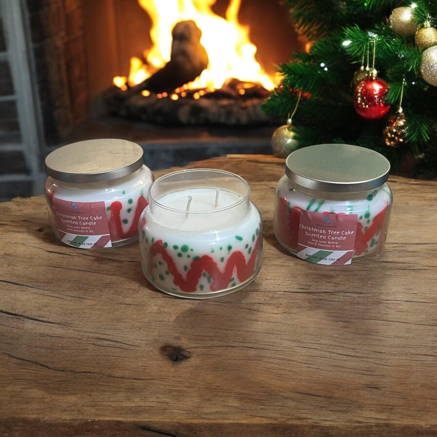 Christmas Tree Cake Scented Candle