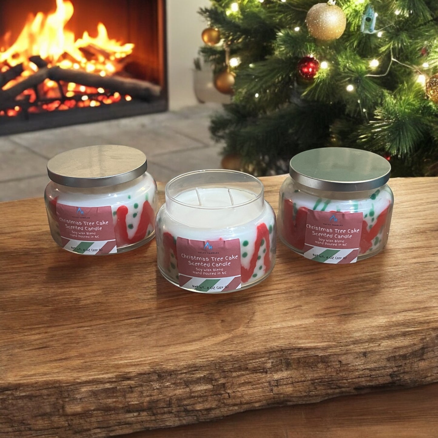 Christmas Tree Cake Scented Candle