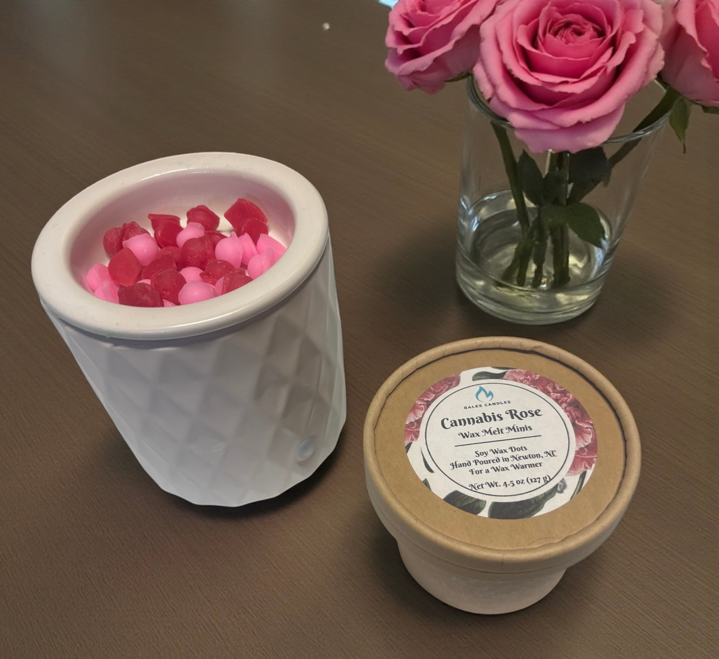 Cannabis Rose- Wax Melt Minis