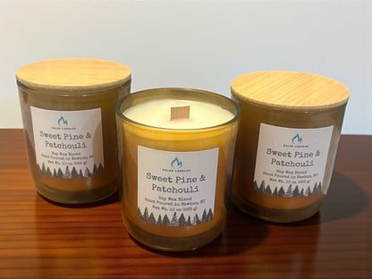 Sweet Pine & Patchouli Candle