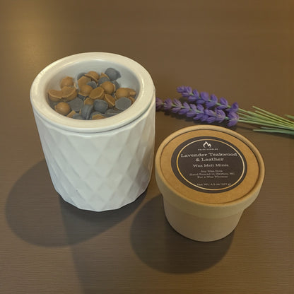 Lavender Teakwood & Leather- Wax Melt Minis
