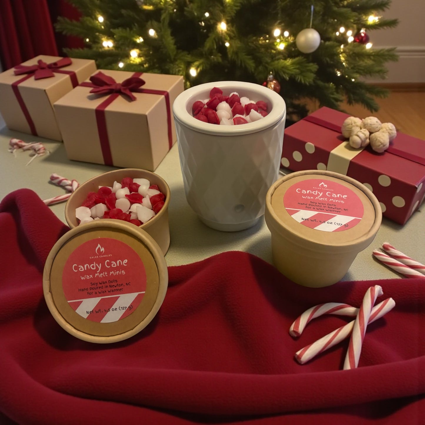Candy Cane- Wax Melt Minis