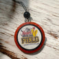 My Heart Is on that Field- Black Cherry Leather