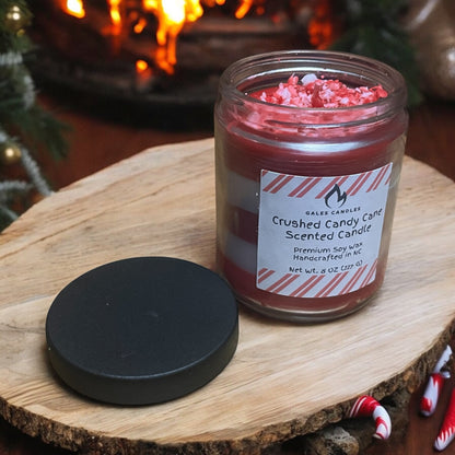 Crushed Candy Cane Scented Candle