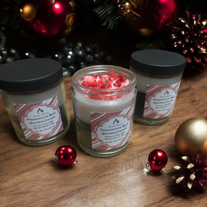 Peppermint Bark Scented Candle