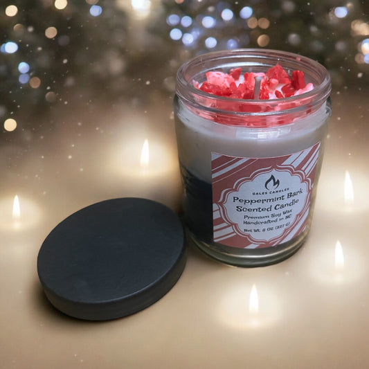 Peppermint Bark Scented Candle