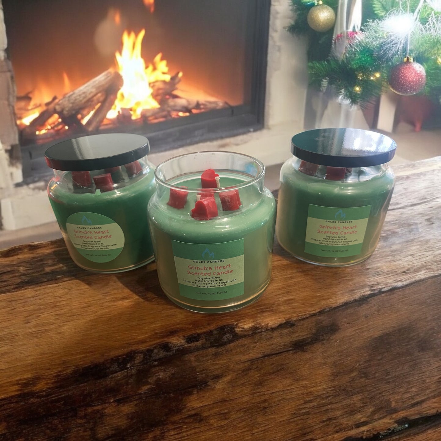 Grinch's Heart Scented Candle