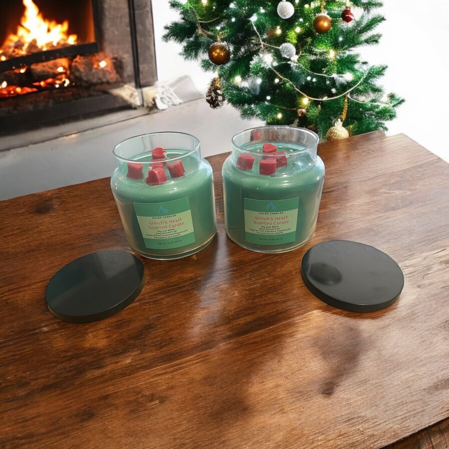 Grinch's Heart Scented Candle