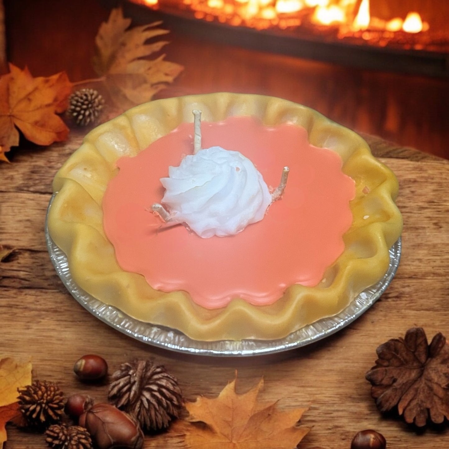 Pumpkin Candle Pie