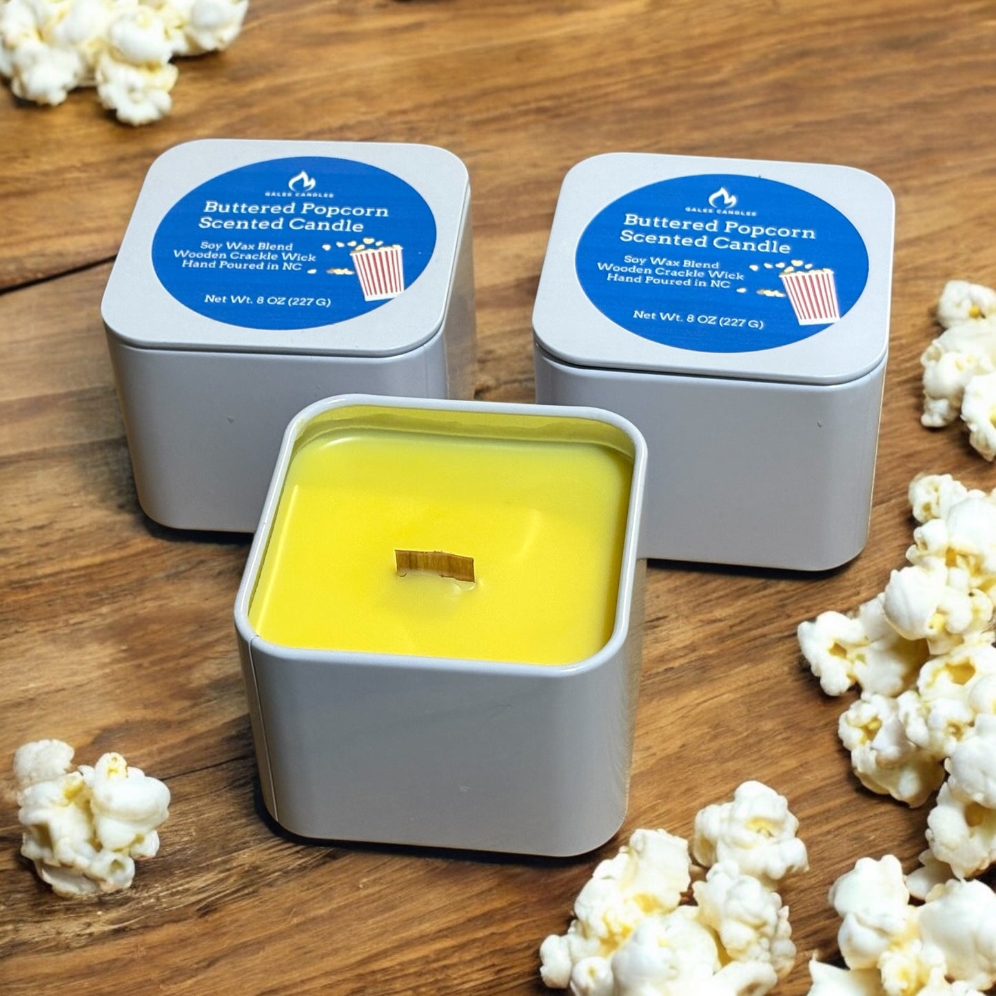 Buttered Popcorn Scented Candle