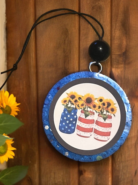 Patriotic Sunflowers Freshie