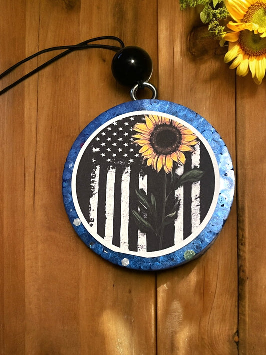 Sunflower Flag Freshie