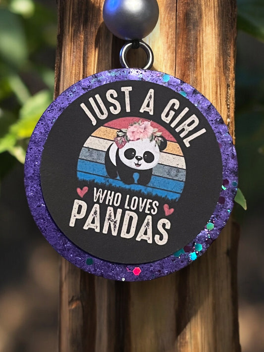 A Girl Who Loves Pandas Freshie