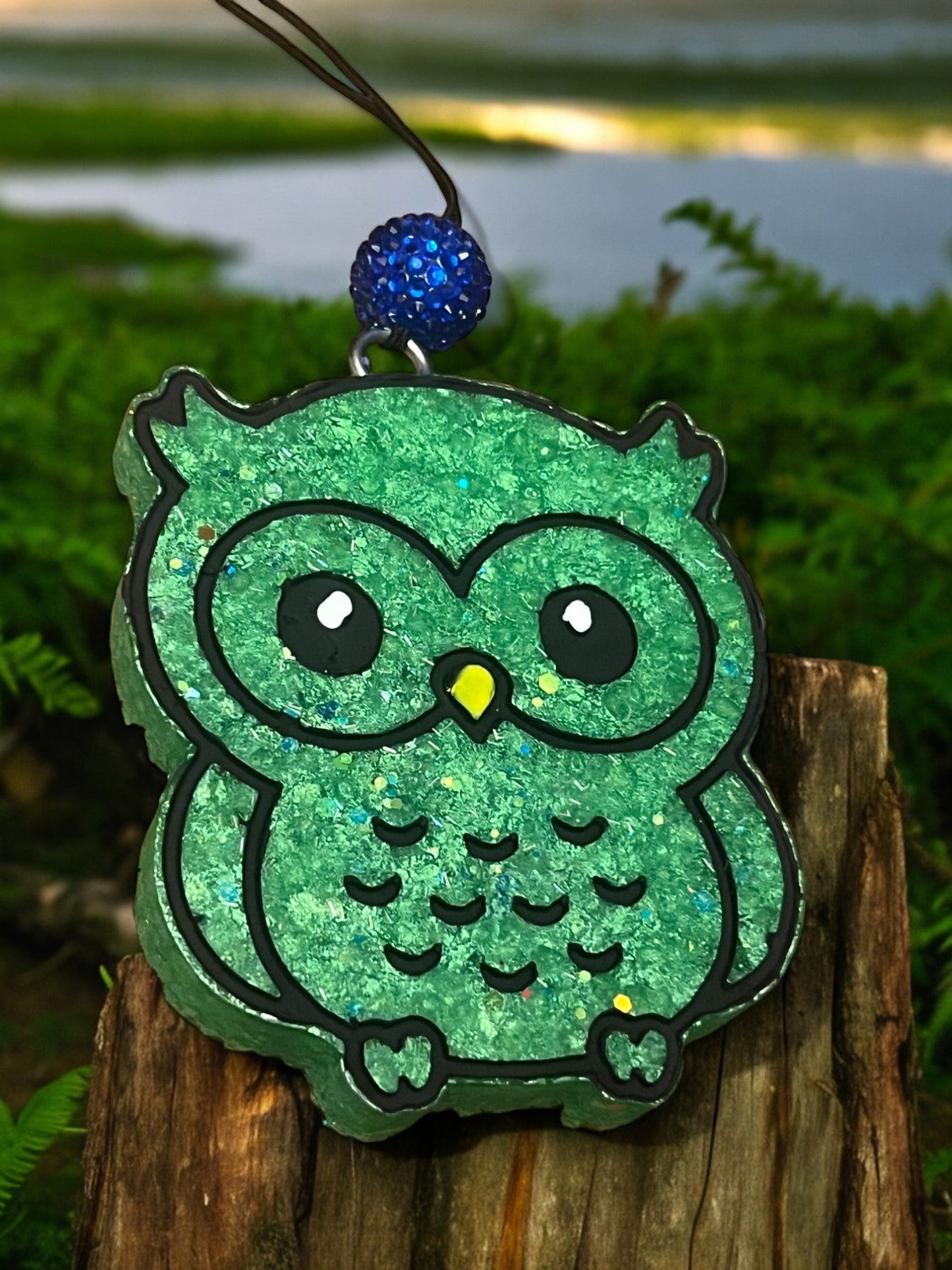 Owl Car Freshie- Black Ice- Only 1 Available!