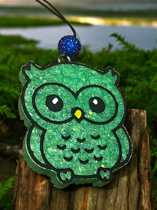 Owl Car Freshie- Black Ice- Only 1 Available!