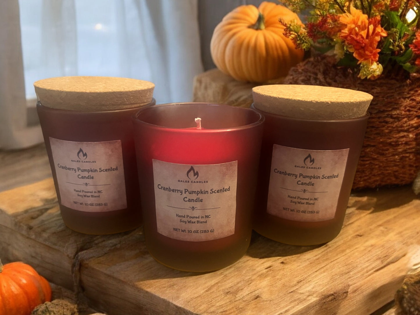 Cranberry Pumpkin Scented Candle