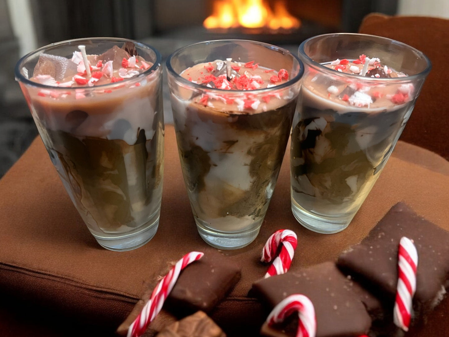 Peppermint Mocha Iced Coffee Candle