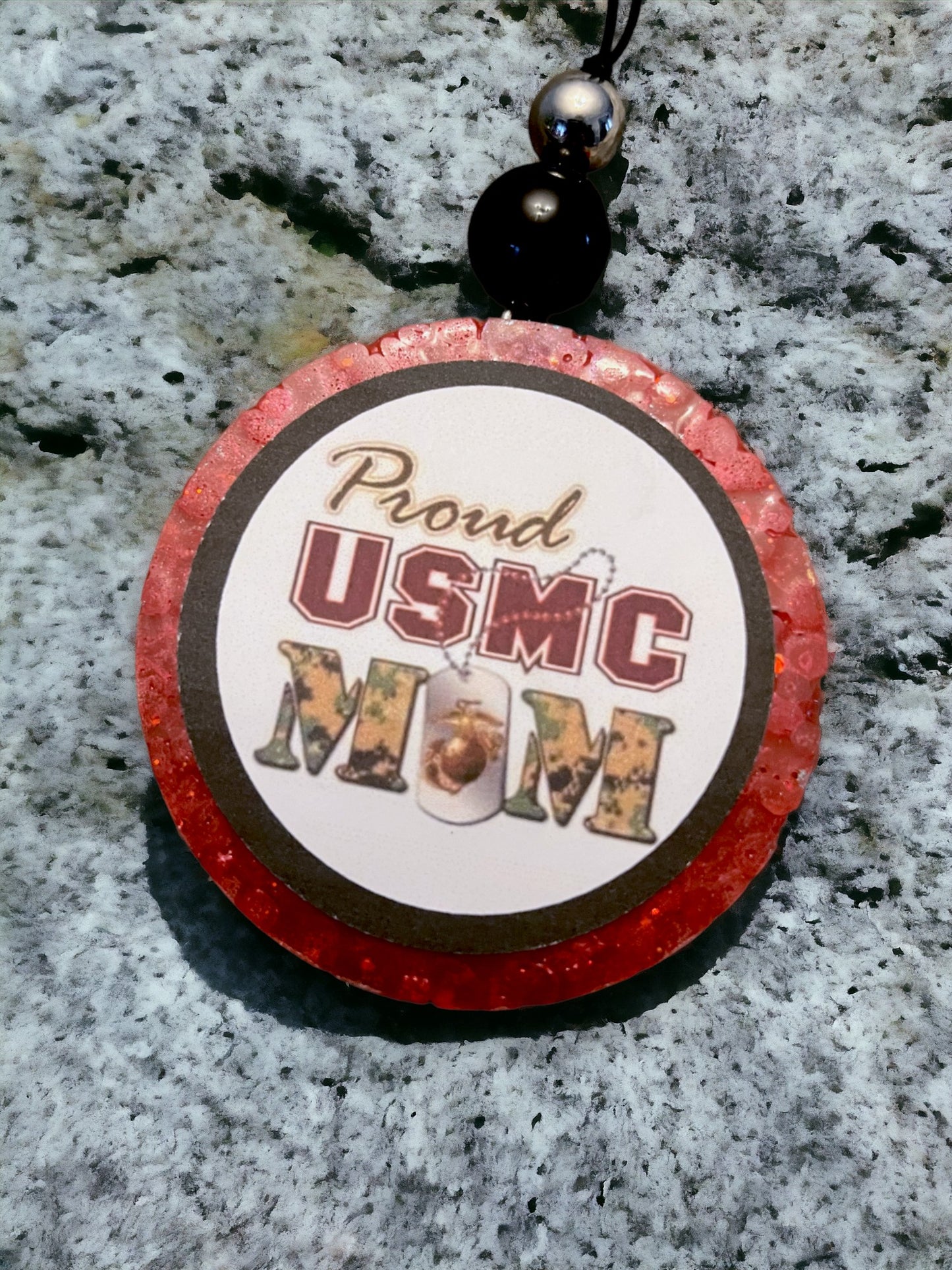 Proud USMC Mom Freshie