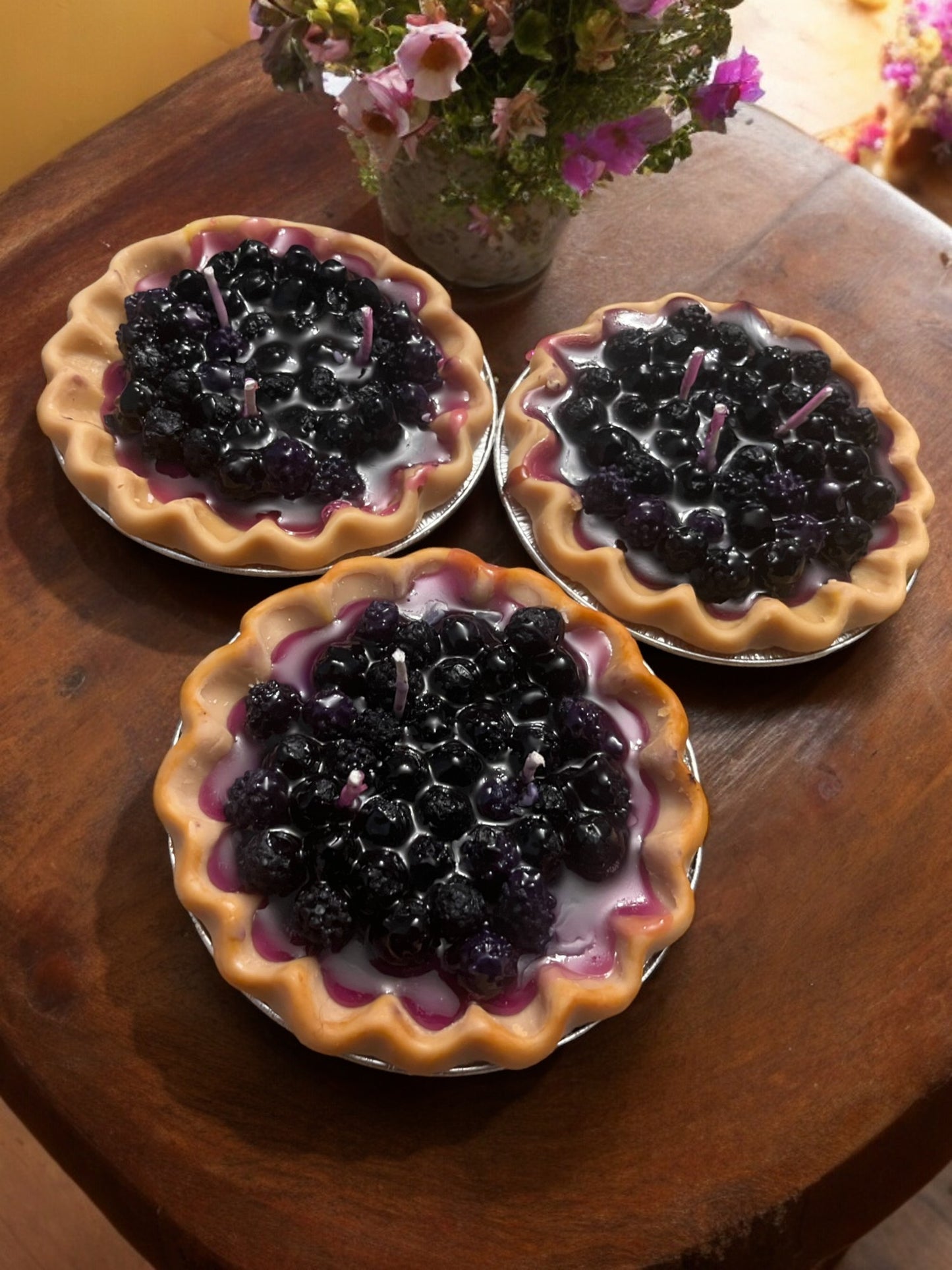 Black Raspberry Candle Pie