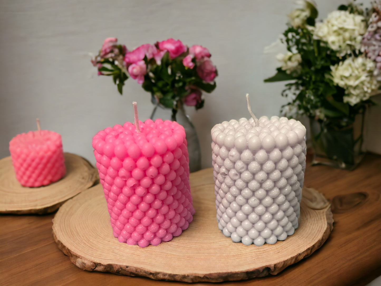 Bubble Piller Candles