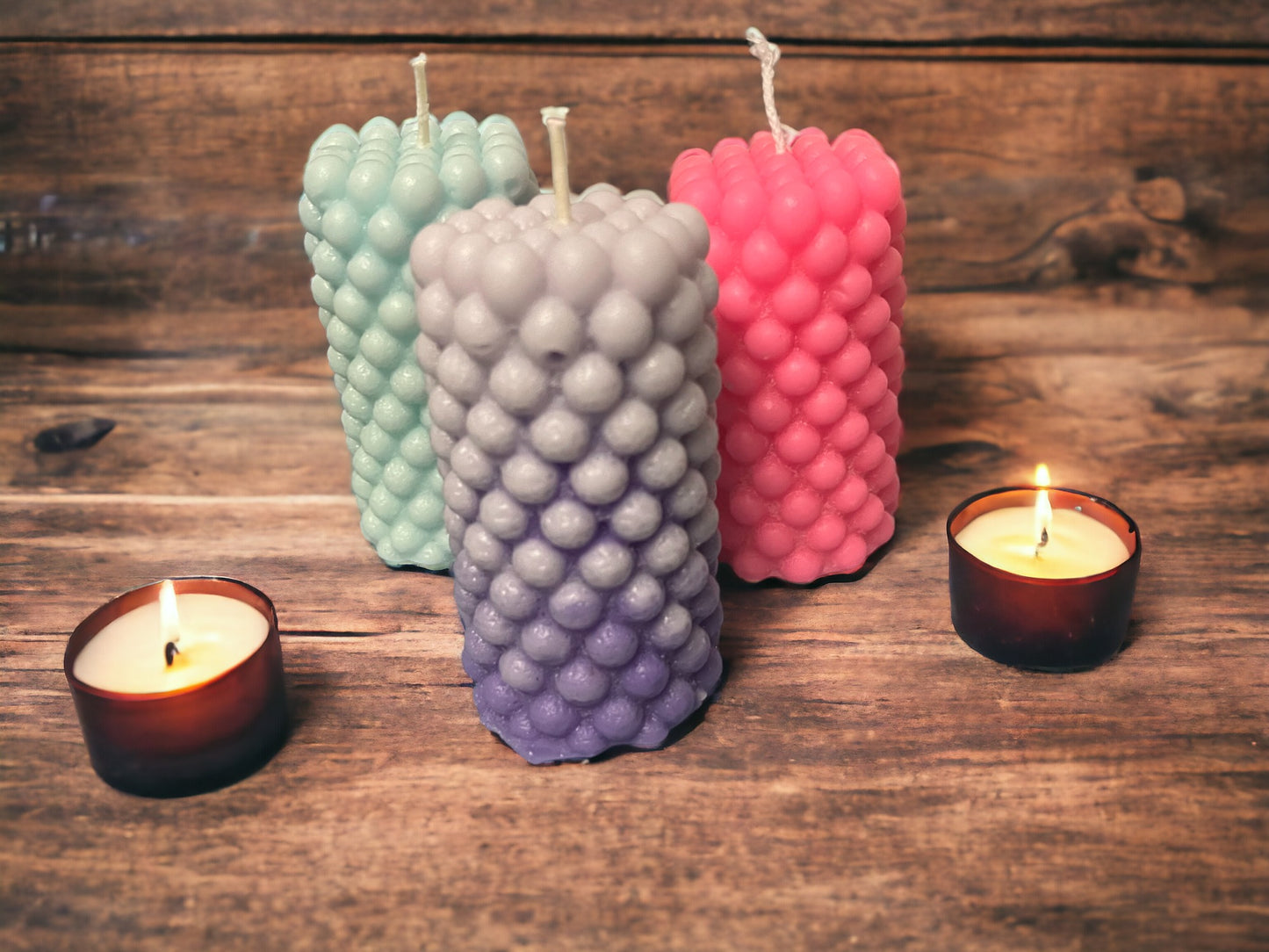 Bubble Piller Candles