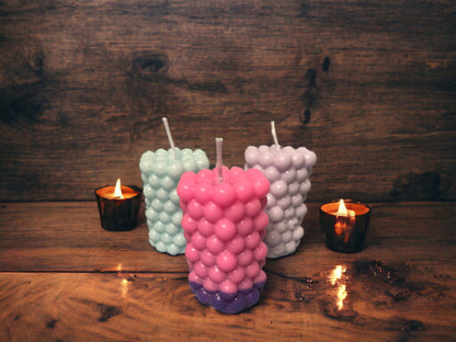 Bubble Piller Candles