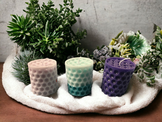 Honeycomb Piller Candles