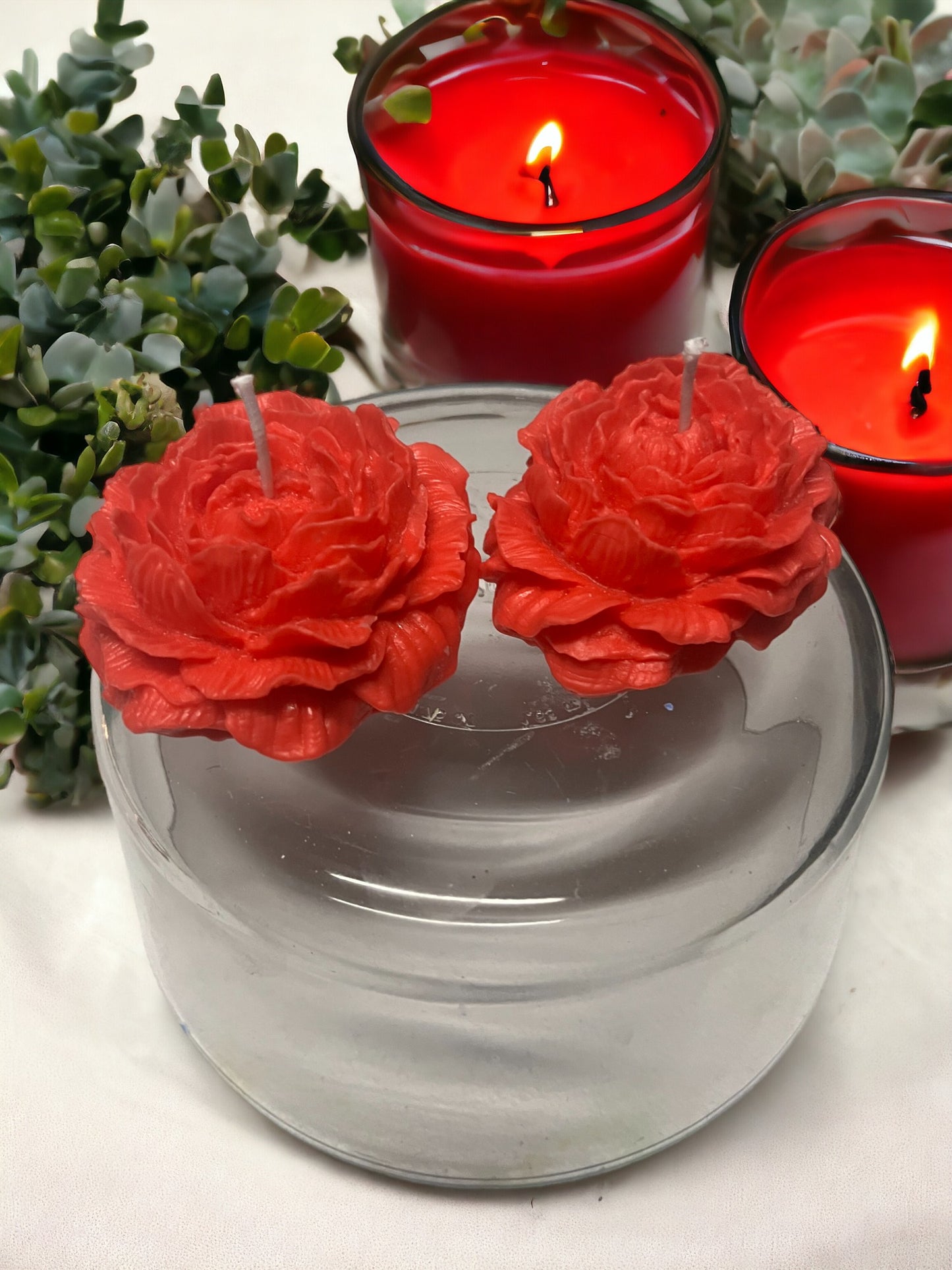 Rose Shaped Candles