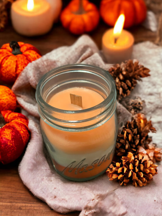 Pumpkin Roll Mason Jar Candle