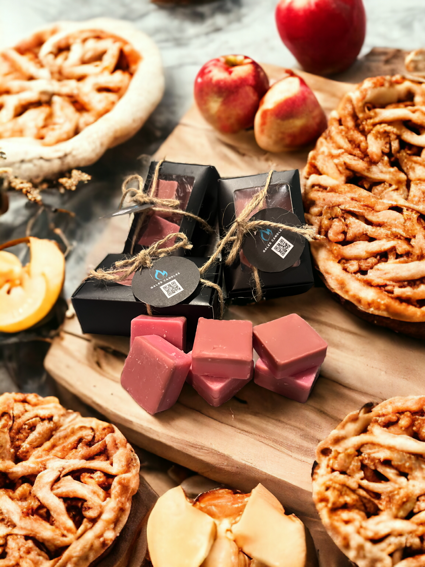 Apple Pie and Apple Cider Donut Layered Wax Melts