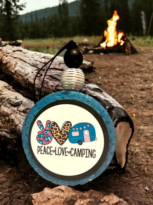 Peace + Love + Camping Freshie