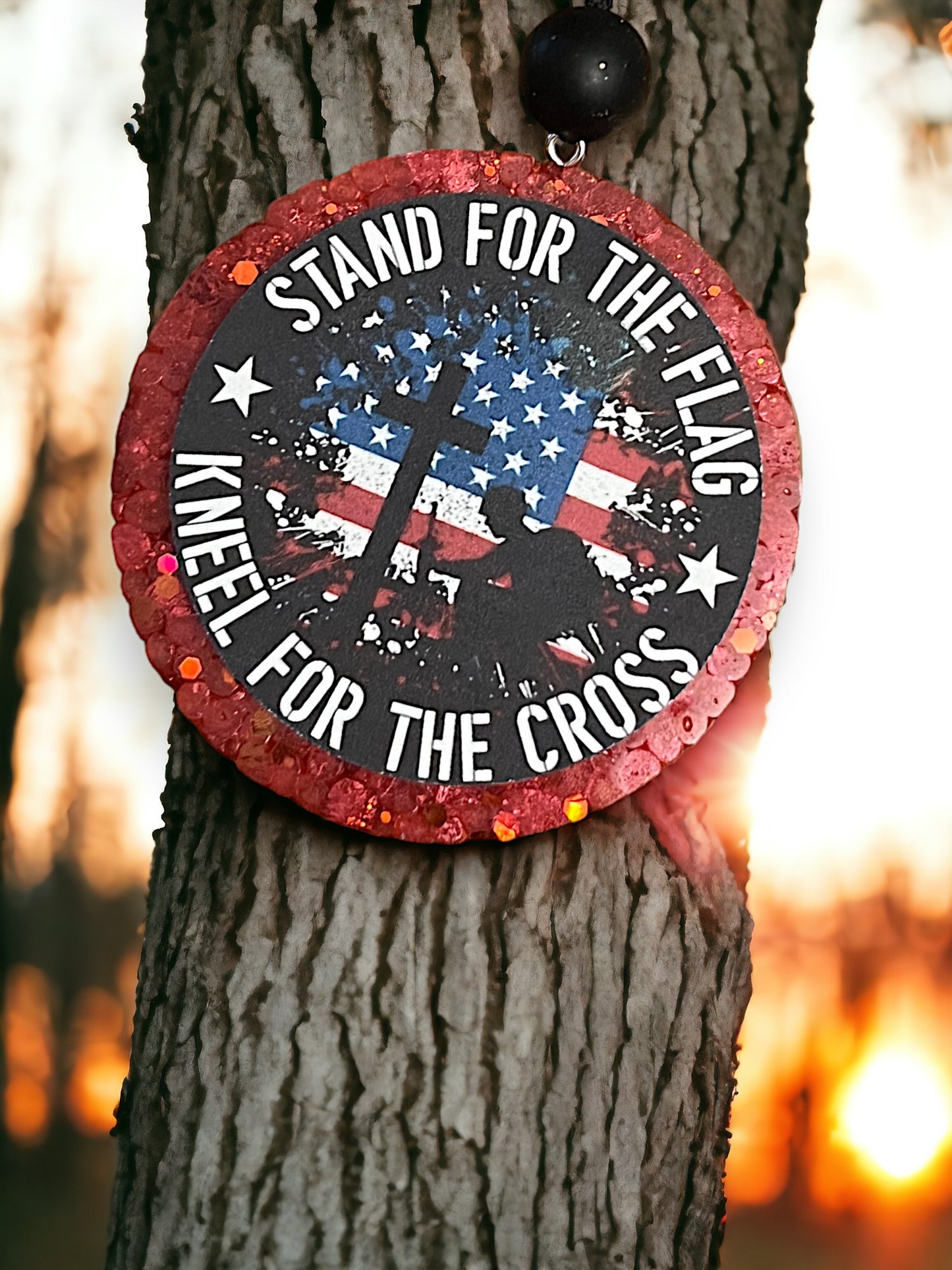 Stand For The Flag & Kneel For The Cross Freshie